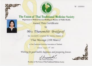Thaimassage Zertifikat Studio Nom Ratingen